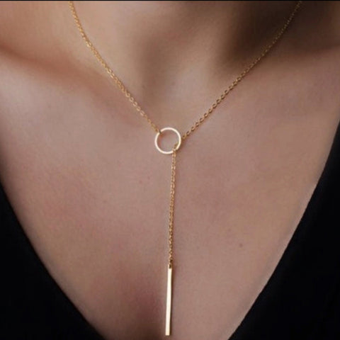 Attachable Bar Choker Necklace