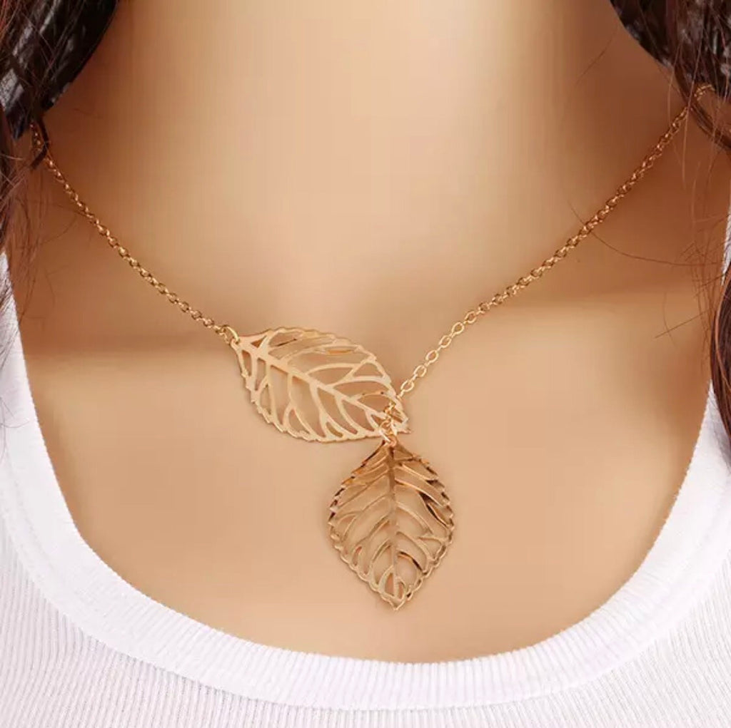 Gold Leaf Necklace