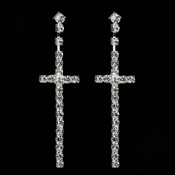 Dangle Cross Earrings