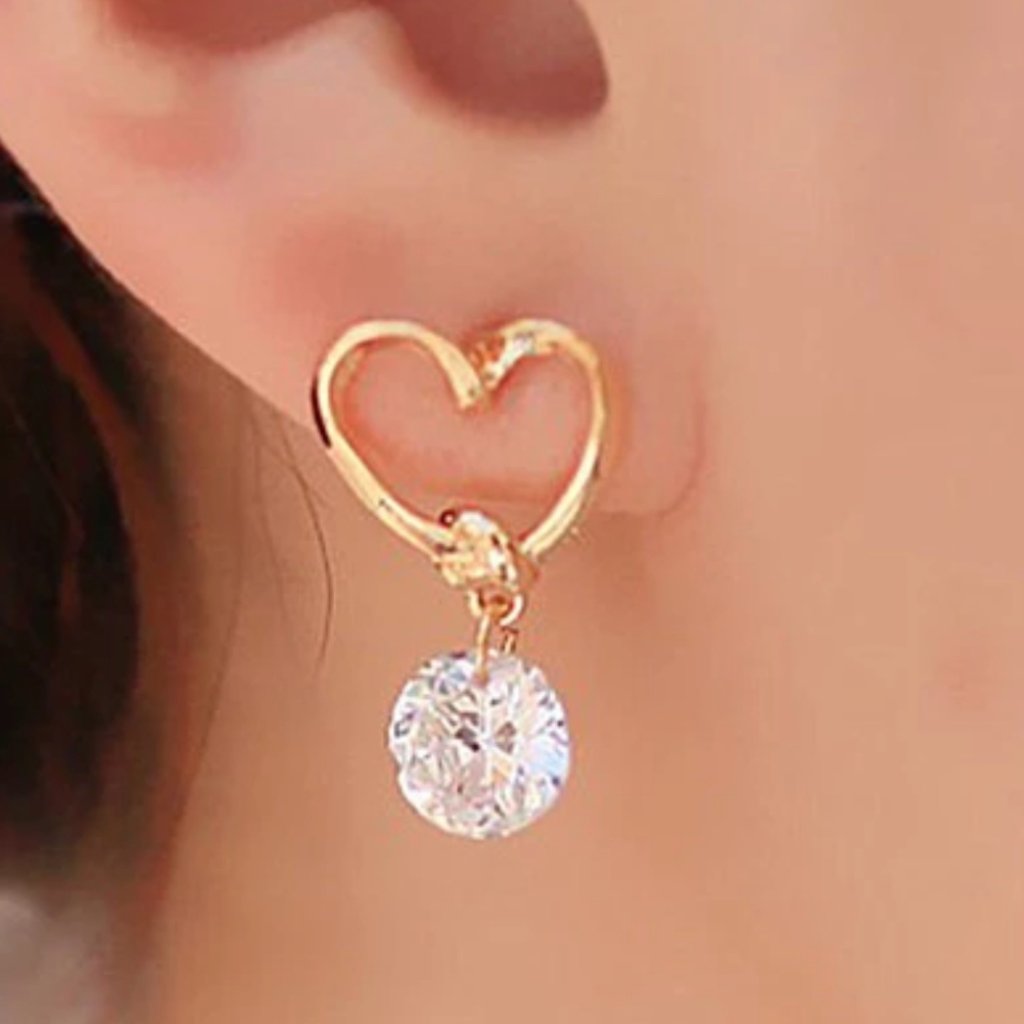 Heart Stud Earrings