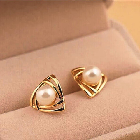 Pearl Stud Earrings