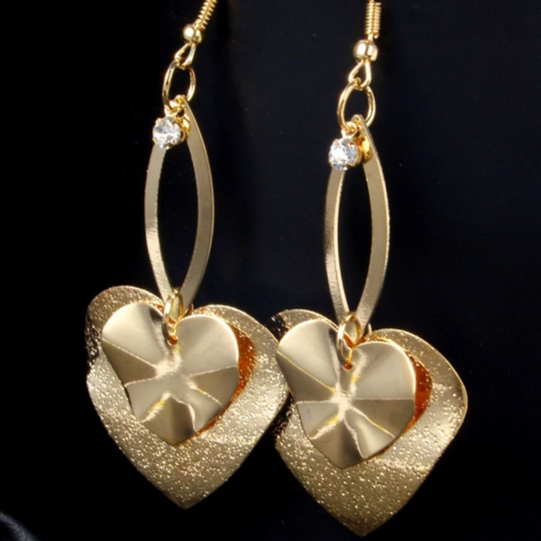 Heart Pendant Earrings