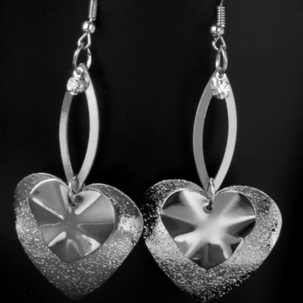 Heart Pendant Earrings