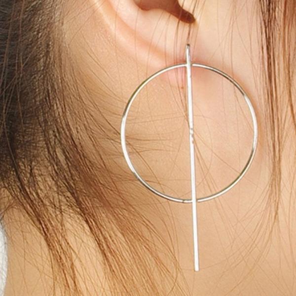 T Hoop Earrings